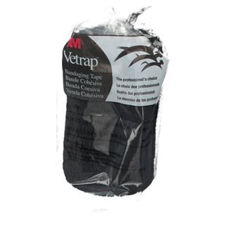 3M Vetrap Elastisch Zelfkevend Rekverband Zwart 10cm x 4,50m 1410 BK