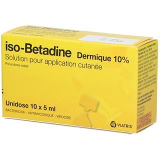 Iso-Betadine Dermicum 10% Unidosis | Ontsmetting | Wonden, infecties en schaafwonden