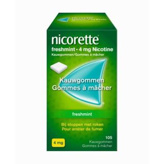 Nicorette® Gommes à Mâcher Freshmint 4mg Nicotine | Arrêter de Fumer
