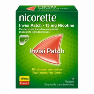 Nicorette® Invisi Patch 15mg Nicotine | Pleister Stoppen met Roken