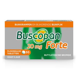 Buscopan® Forte 20 mg | Buikkrampen En Bijhorende Buikpijn