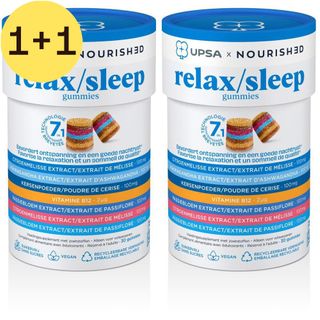 UPSA Nourished Gummies Relax/Sleep | 1+1 GRATIS
