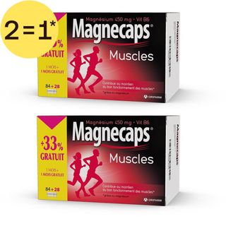 MAGNECAPS Muscles Promo + 33 % gratuit | 2=1*