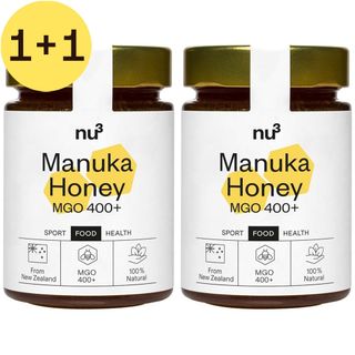 NU3 Miel de Manuka MGO 400+ | 1+1 GRATUIT