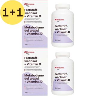 Redcare Vetstofwisseling + Vitamine D | 1+1 GRATIS