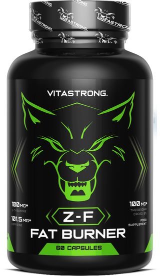 Vitastrong Z-F Brûleur de Graisses - 60 Gélules, Complexe Thermogénique Avancé