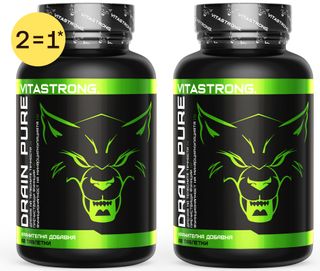 Vitastrong Drainpure - 120 Comprimés, Effet Drainant Naturel | 2=1*