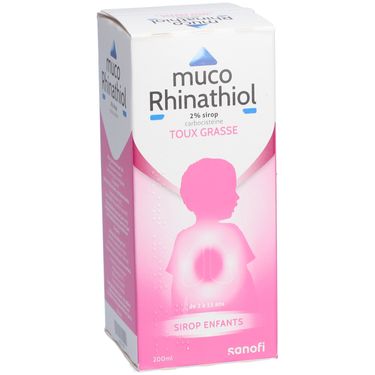 Muco Rhinathiol 2% | Sirop Toux Grasse | Enfant 200 ml - Farmaline