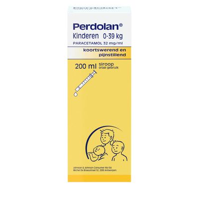 Perdolan® Kinderen 0-39 kg Siroop | Paracetamol 32mg Tegen Pijn en ...