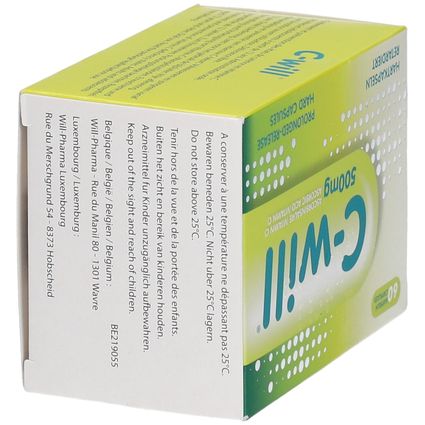 C-Will 500mg 60 St - Farmaline