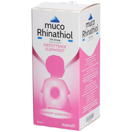 Muco Rhinathiol 2% | Sirop Toux Grasse | Enfant 200 ml - Farmaline
