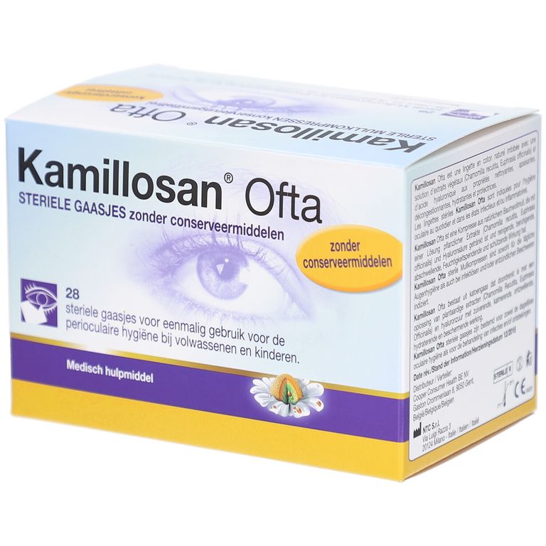 Kamillosan Ofta Steriele Doekjes Zonder Conserveringsmiddelen kamillosan-ofta-steriele-doekjes-zonder-conserveringsmiddelen
