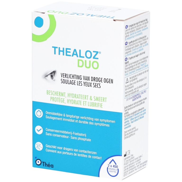 Thealoz Duo Gouttes Pour Les Yeux X Ml Farmaline