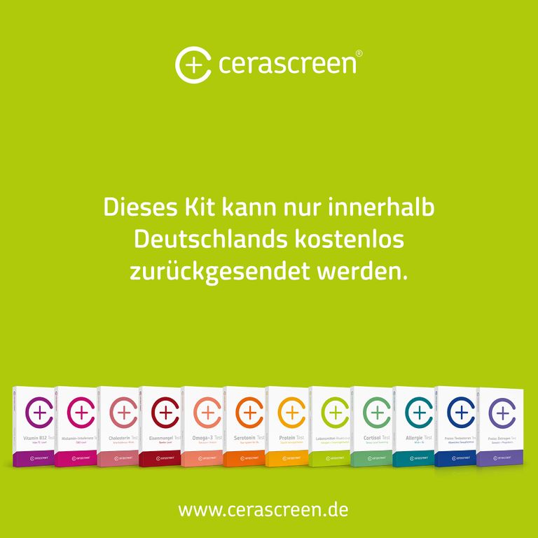 Reaction Test Code cerascreen Test de réaction alimentaire 1 pc(s) - Farmaline