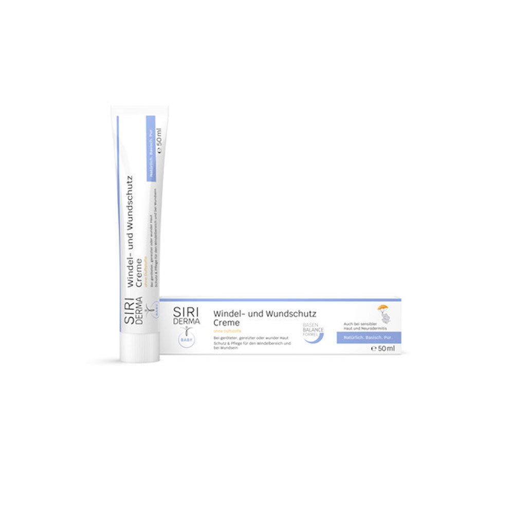 Tube SIRI DERMA luier- en wondbeschermingscrème, 50ml.