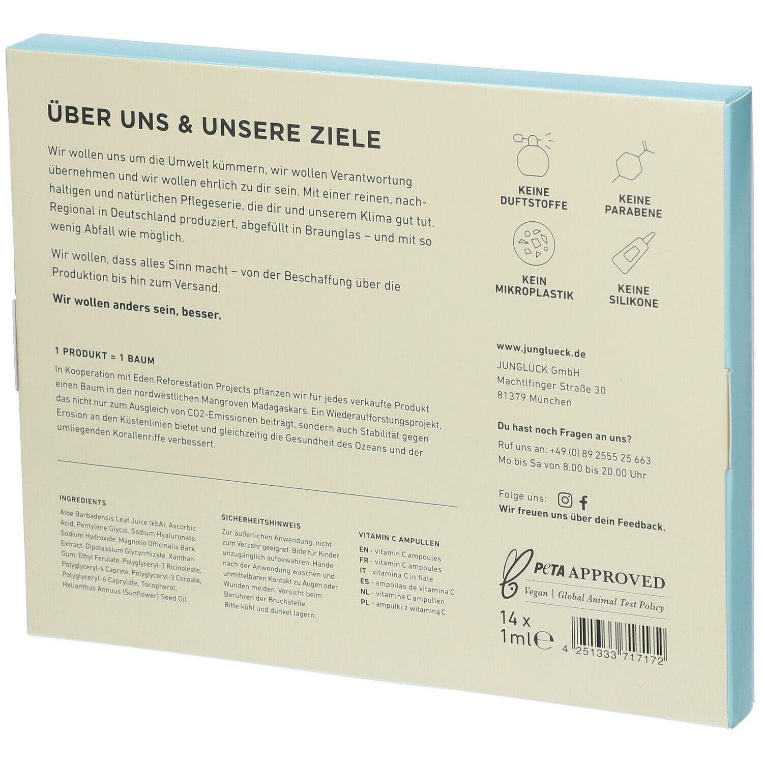 JUNGLÜCK Ampoules de Vitamine C