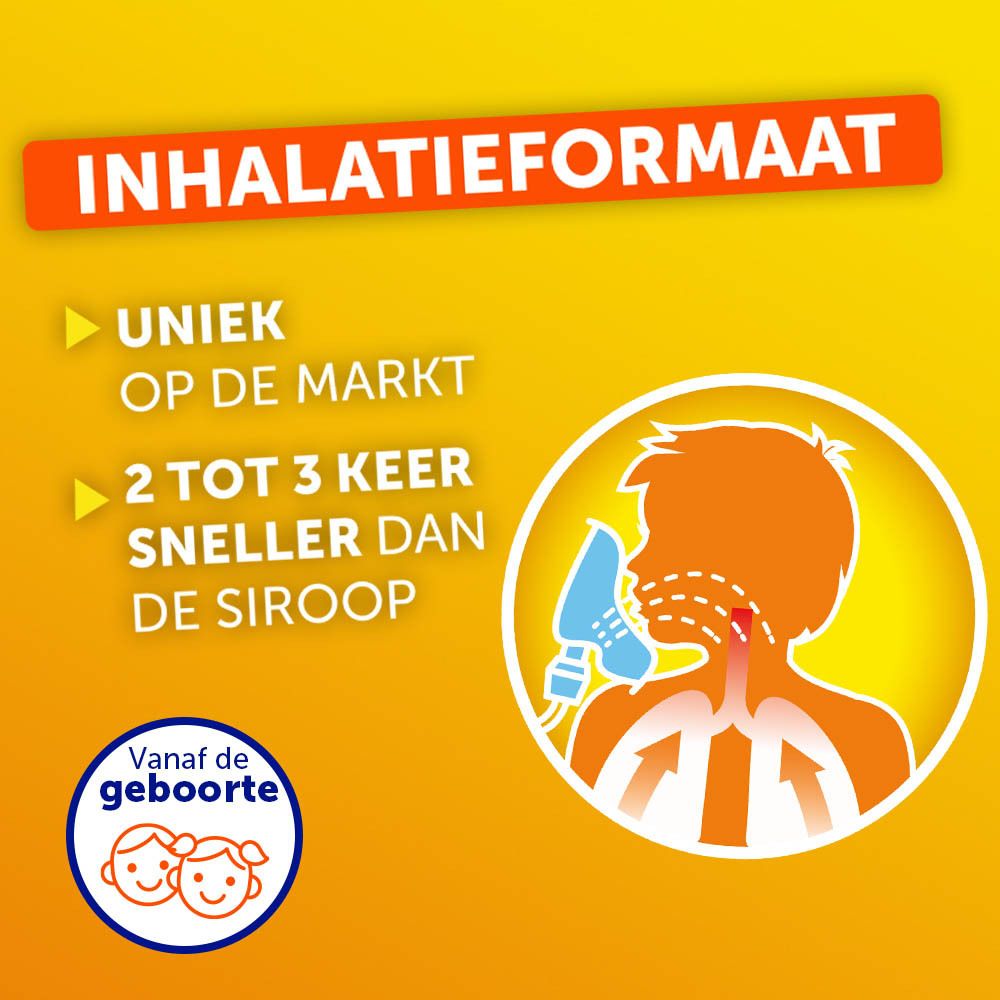 Productinformatie. Tekst op gele achtergrond.