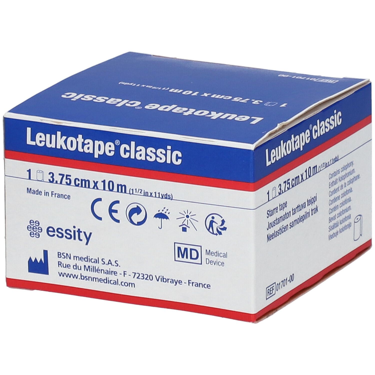 Leukotape® Classic 10 m x 3,75 cm Blanche 01701-00