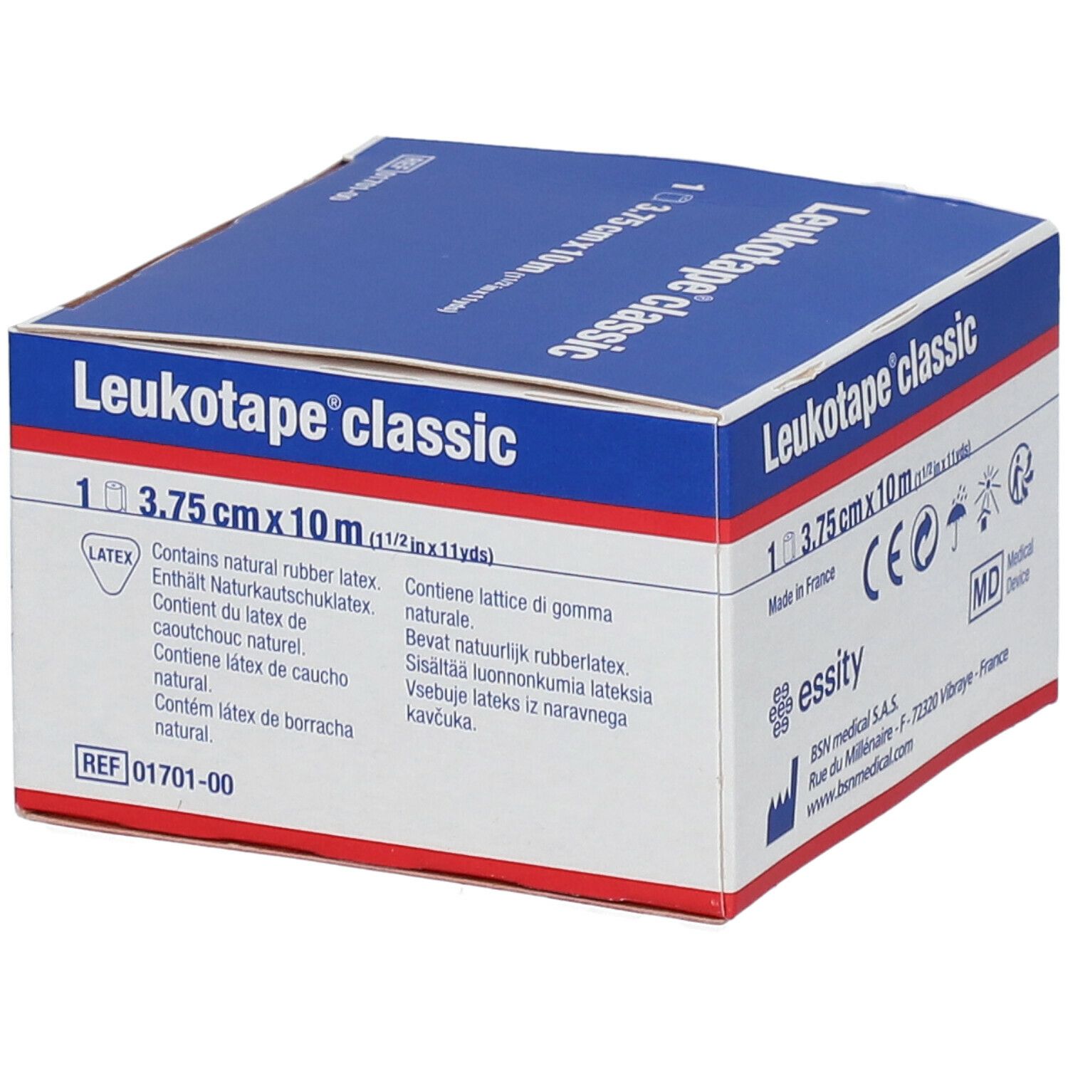 Leukotape® Classic 10 m x 3,75 cm Blanche 01701-00