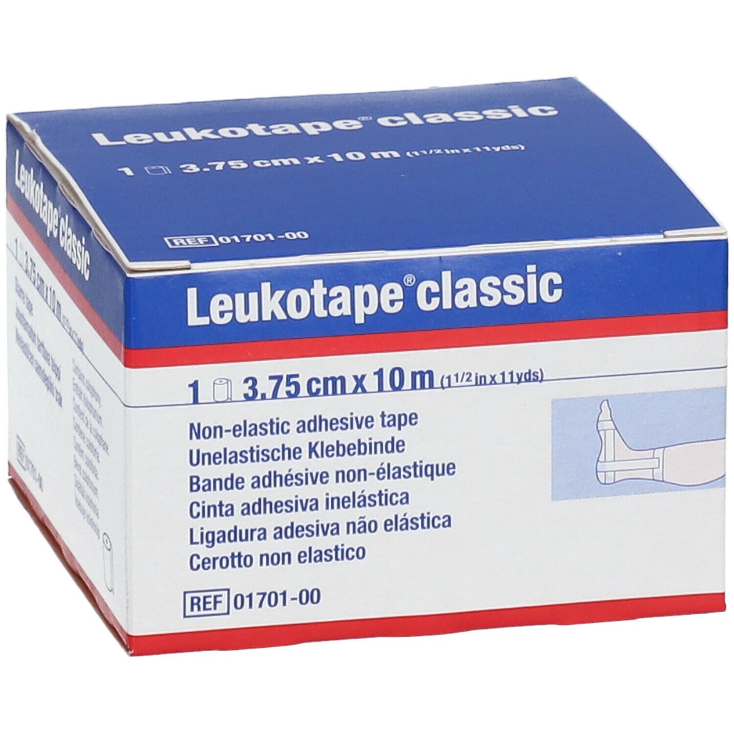 Leukotape® Classic 10 m x 3,75 cm Blanche 01701-00