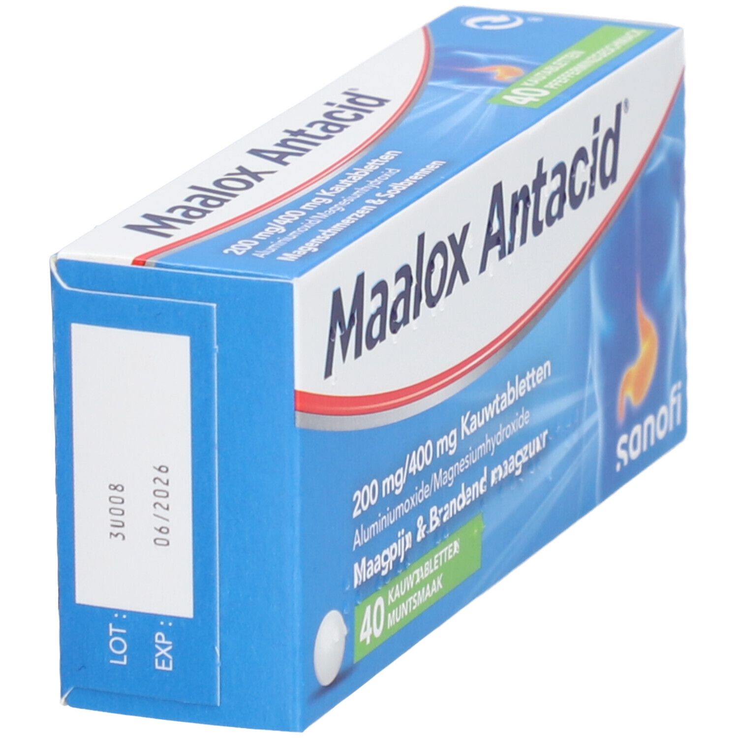 Maalox Antacid 200mg/400mg - Brûlures D'Estomac