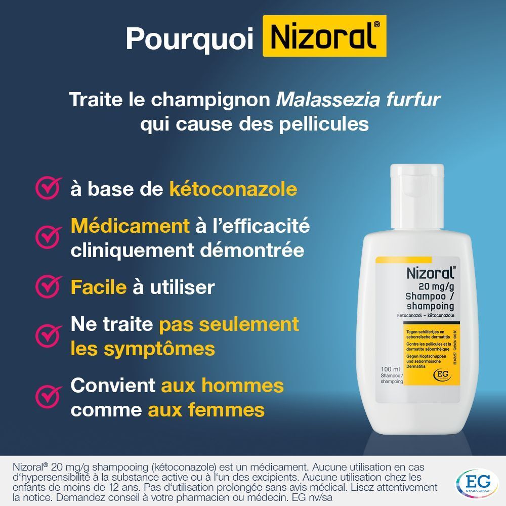 Dos du flacon de shampooing blanc. Texte: Utilisation, ingrédients, numéro de lot, date de péremption.