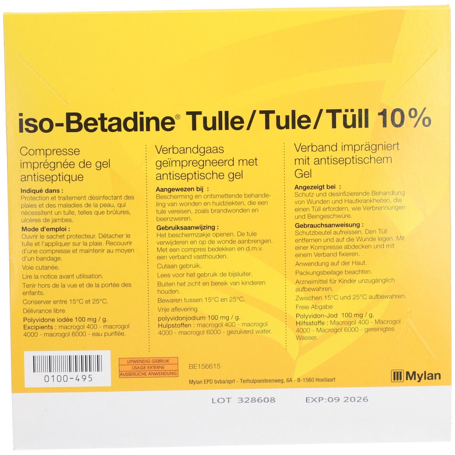 iso-Betadine® Tulle 10%