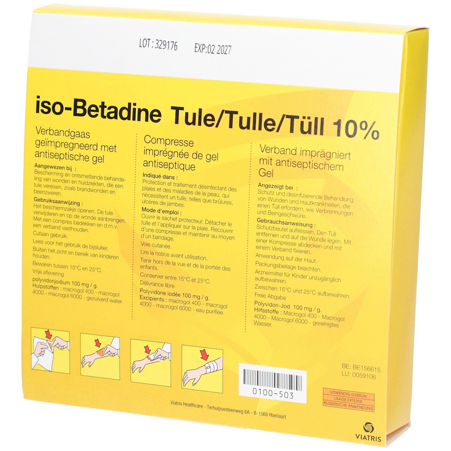 iso-Betadine® Tulle 10%