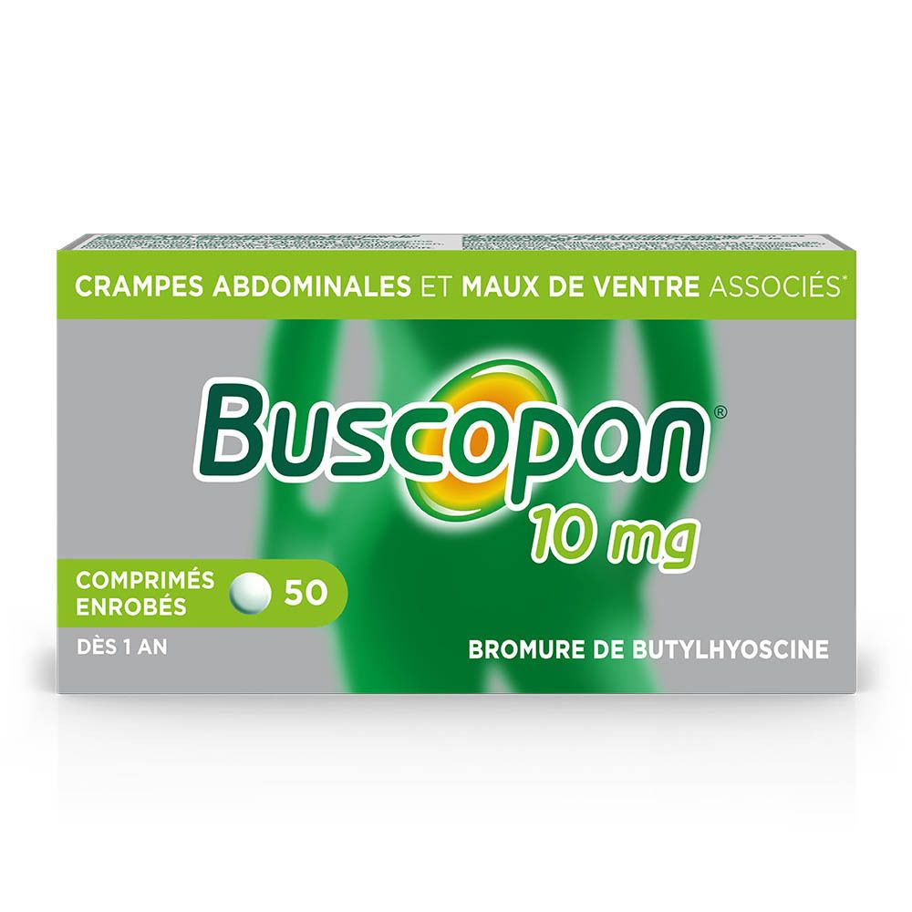 Buscopan® Forte 10 mg | Crampes Abdominales Et Maux De Ventre Associés