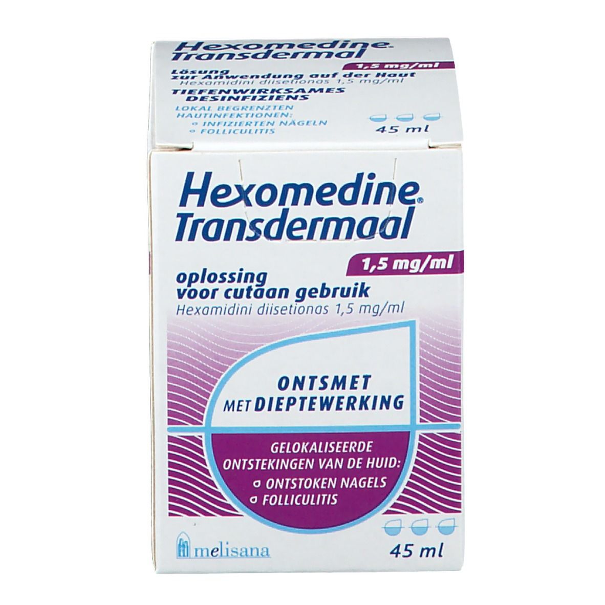 Hexomedine Transdermaal