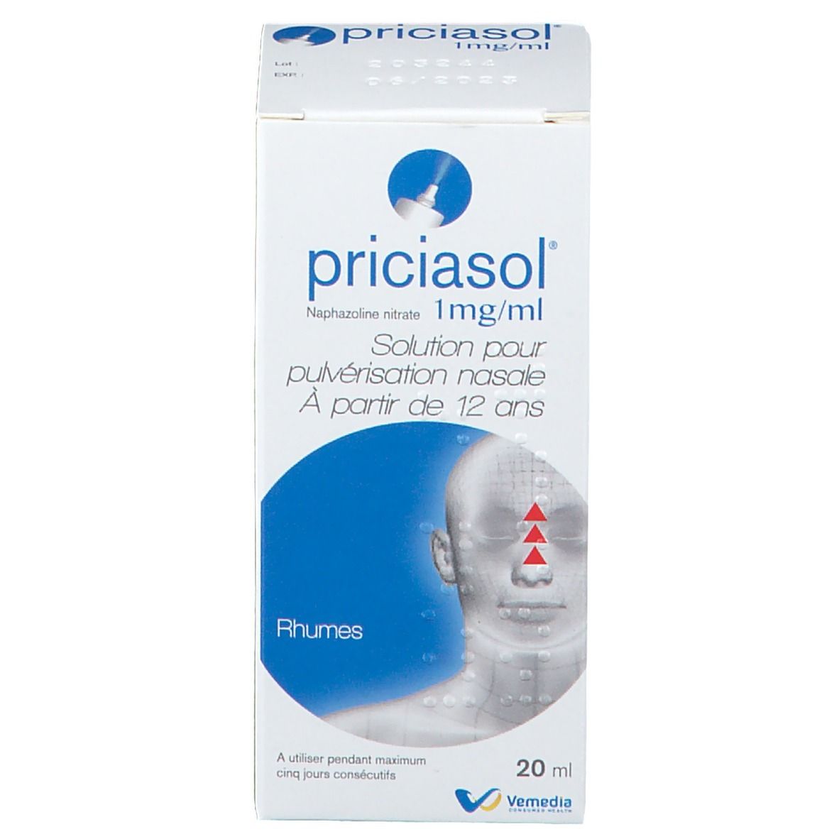 Priciasol Solution pour Pulvérisation Nasale