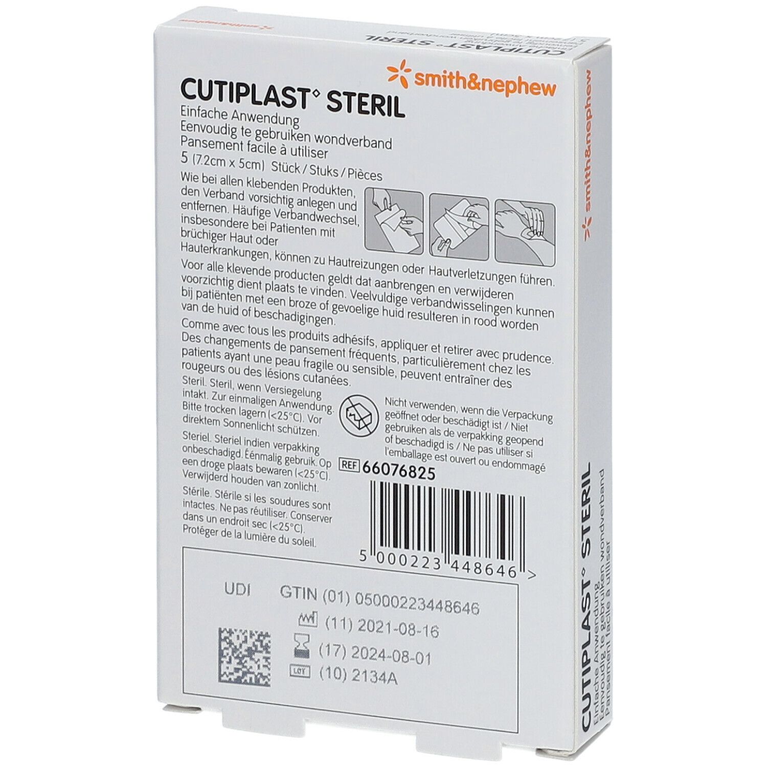 Cutiplast Sterile 5cm x 7.2cm