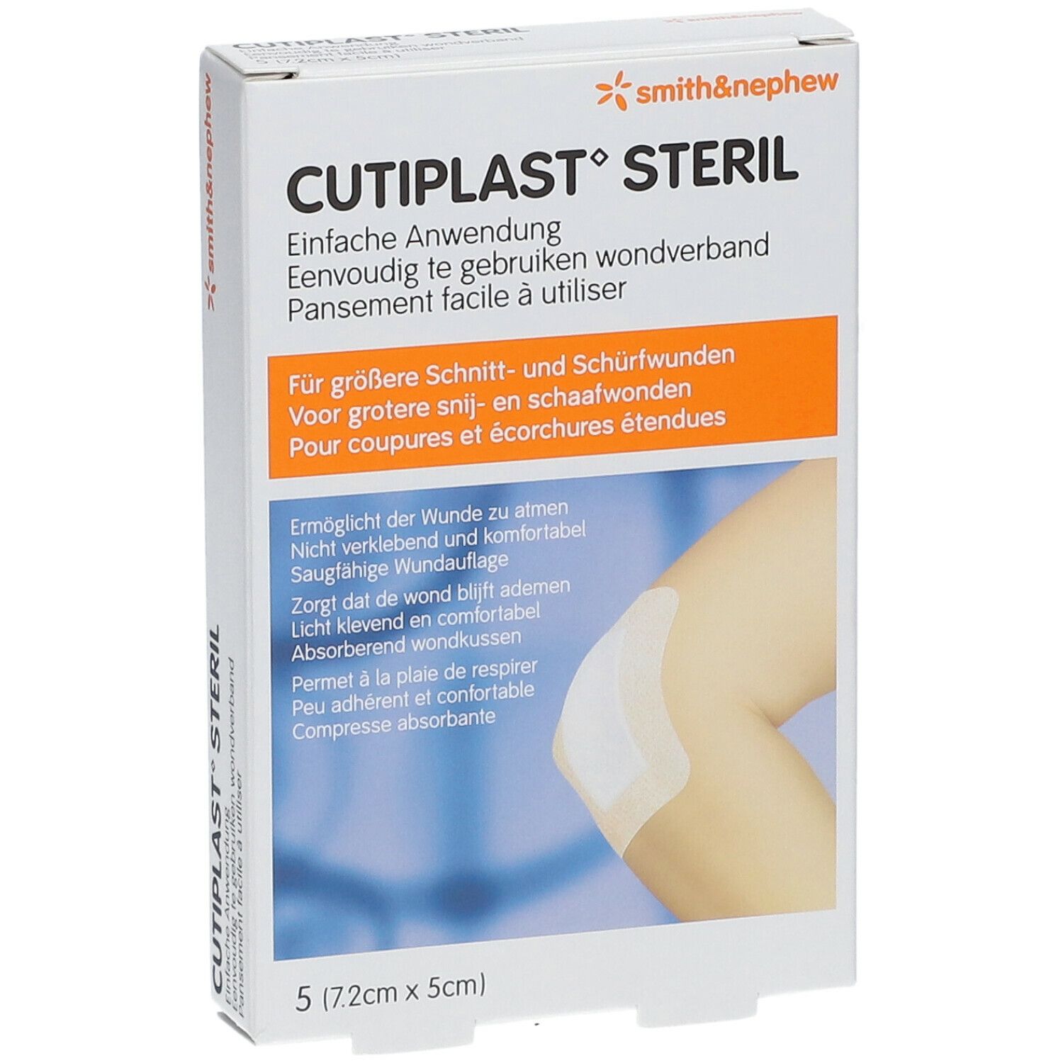 Cutiplast Sterile 5cm x 7.2cm