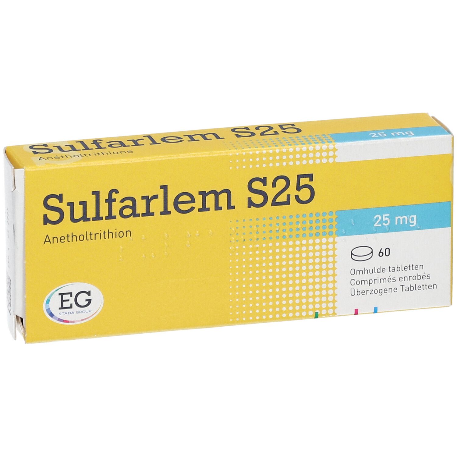 Sulfarlem S 25 mg | Droge Mond