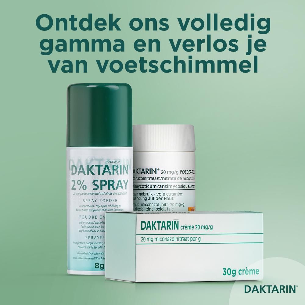 Daktarin® Poeder - Tegen Voetschimmel