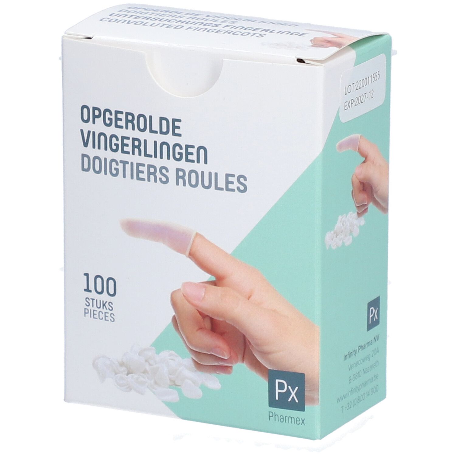 Pharmex Vingerling Opgerold L