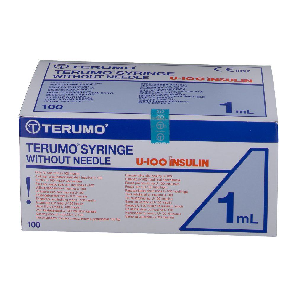 Terumo Seringue Jetable 1Ml Sans Aiguille Ins BS-01H