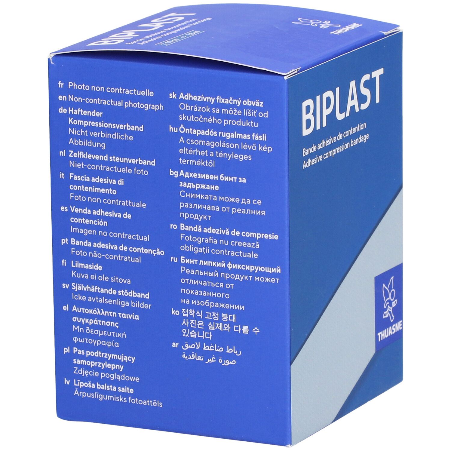 Thuasne Biplast Bande Contention ADH Blanc 10cm x 2.5m