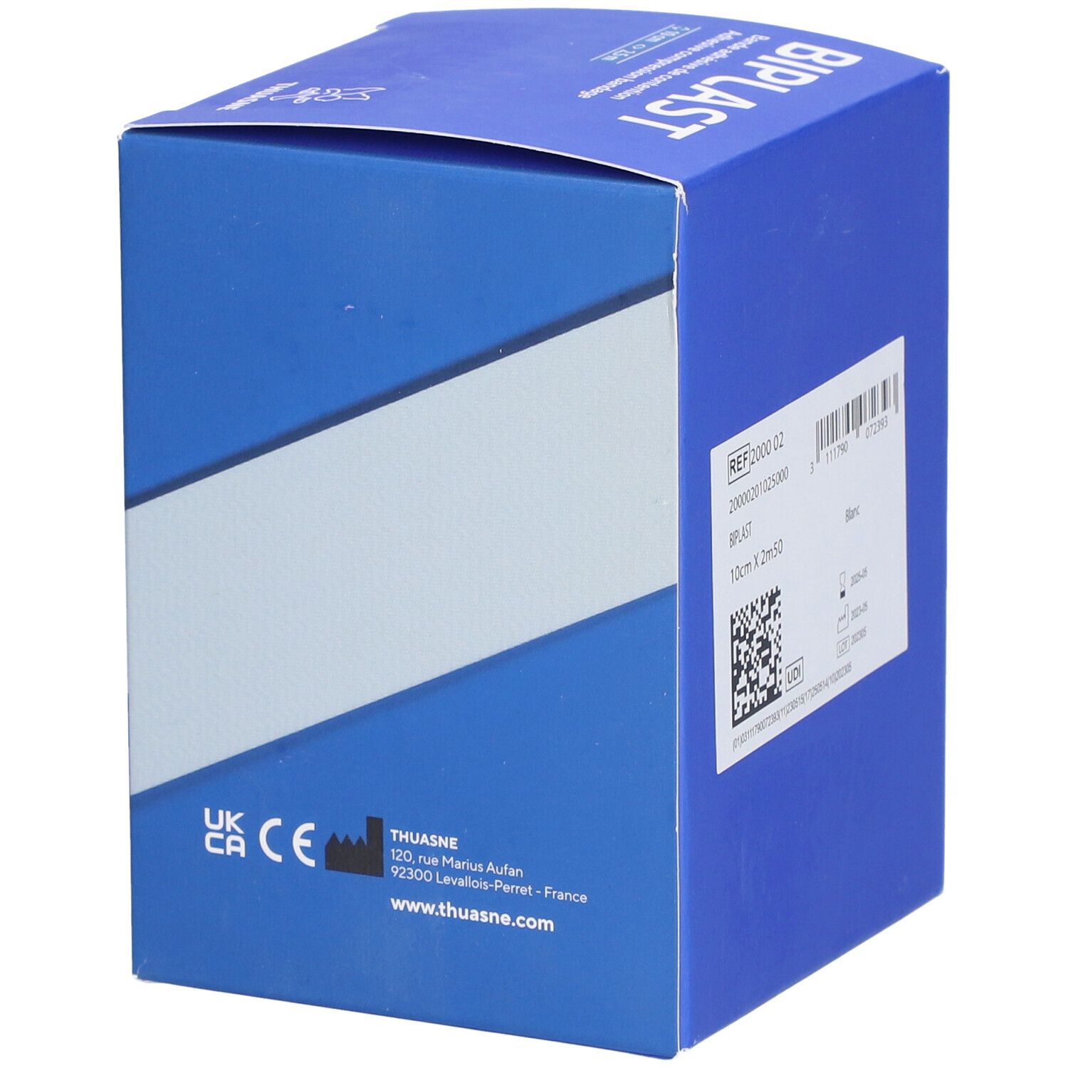 Thuasne Biplast Bande Contention ADH Blanc 10cm x 2.5m