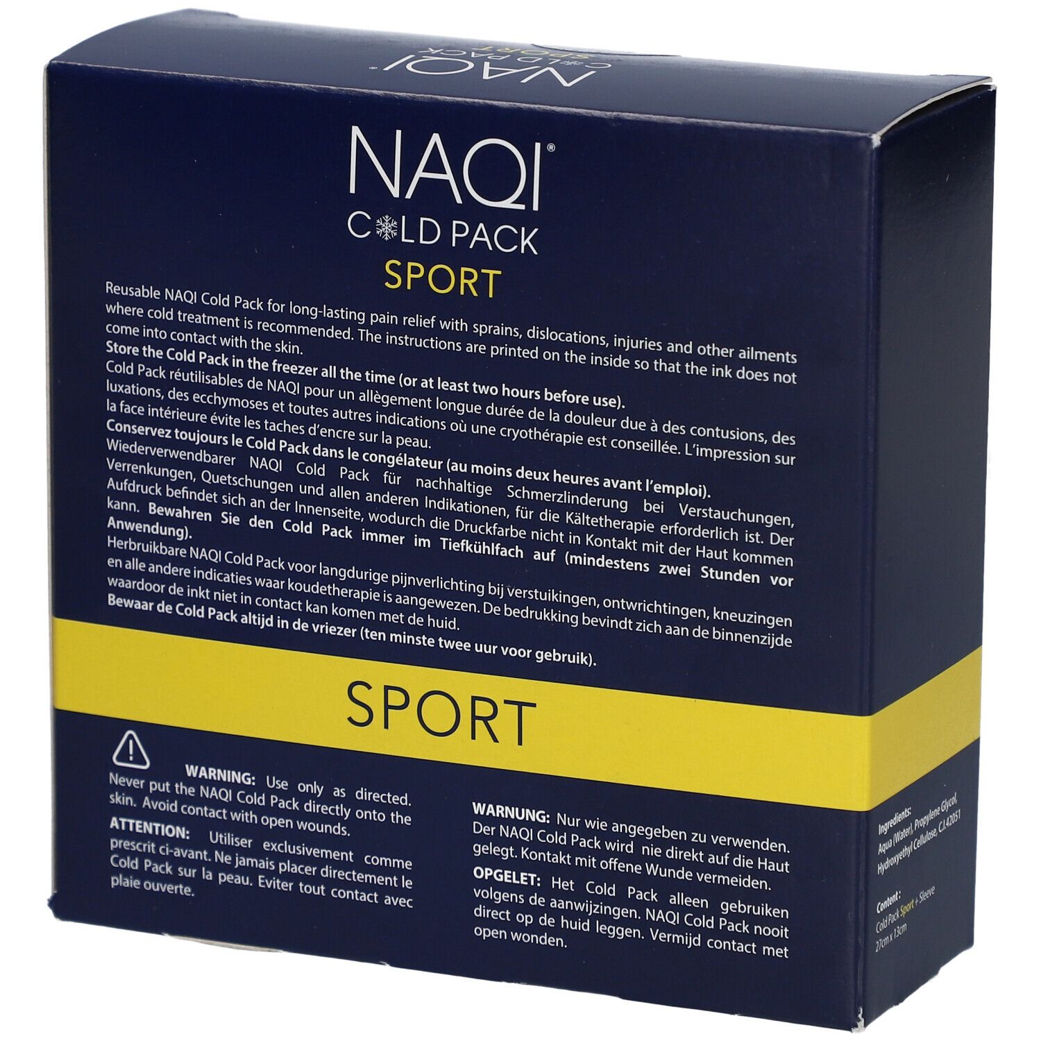 NAQI® Cold Pack Sport 13 cm x 27 cm