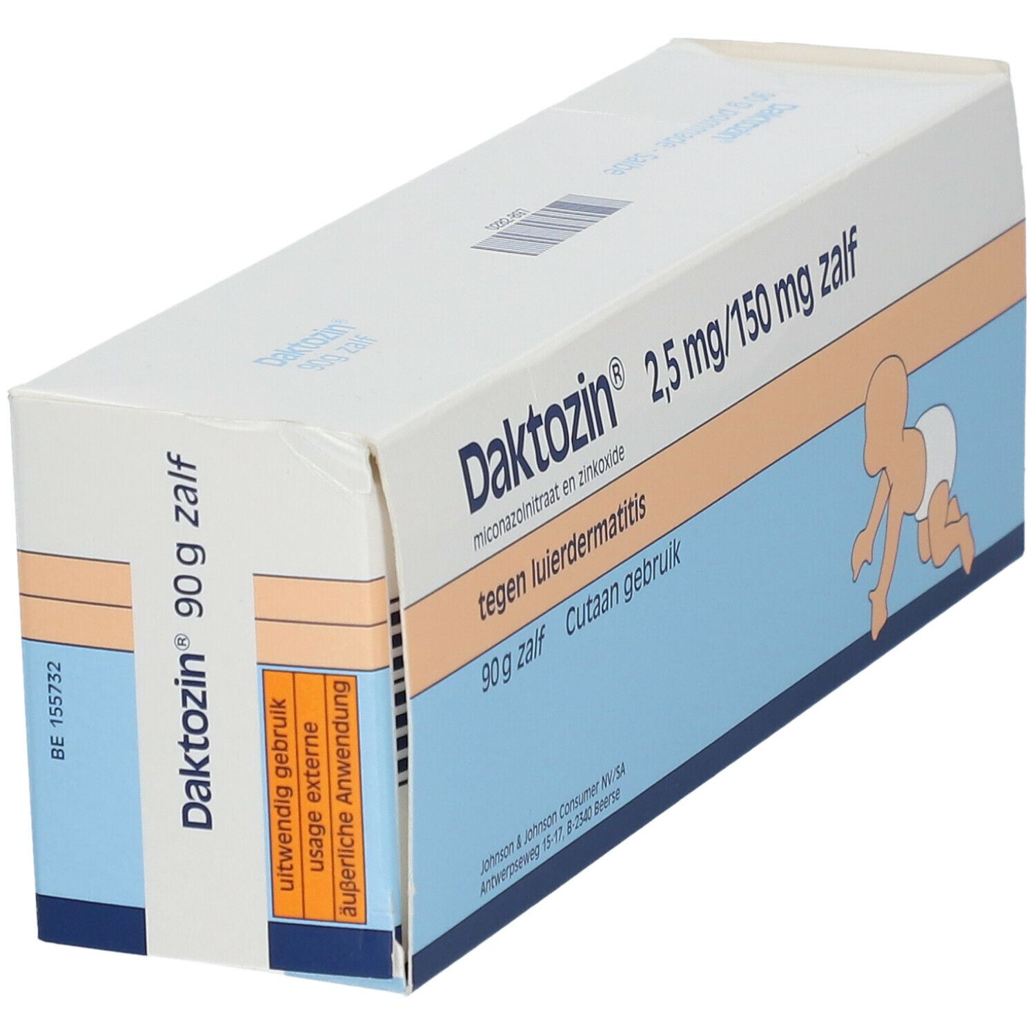 Daktozin Tegen Luiermatitis 90 g - Farmaline