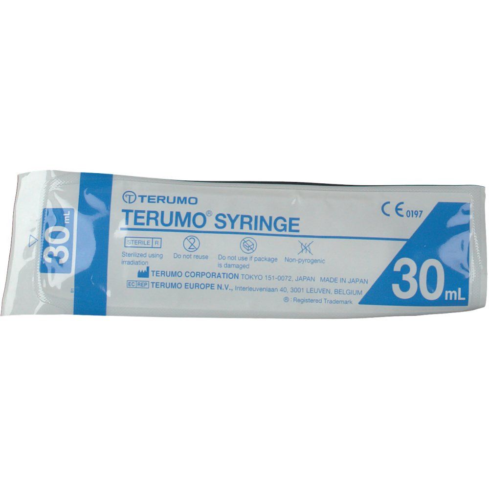 Terumo Seringue Jetable 30 ml Sans Aiguille Luer SS-30ES