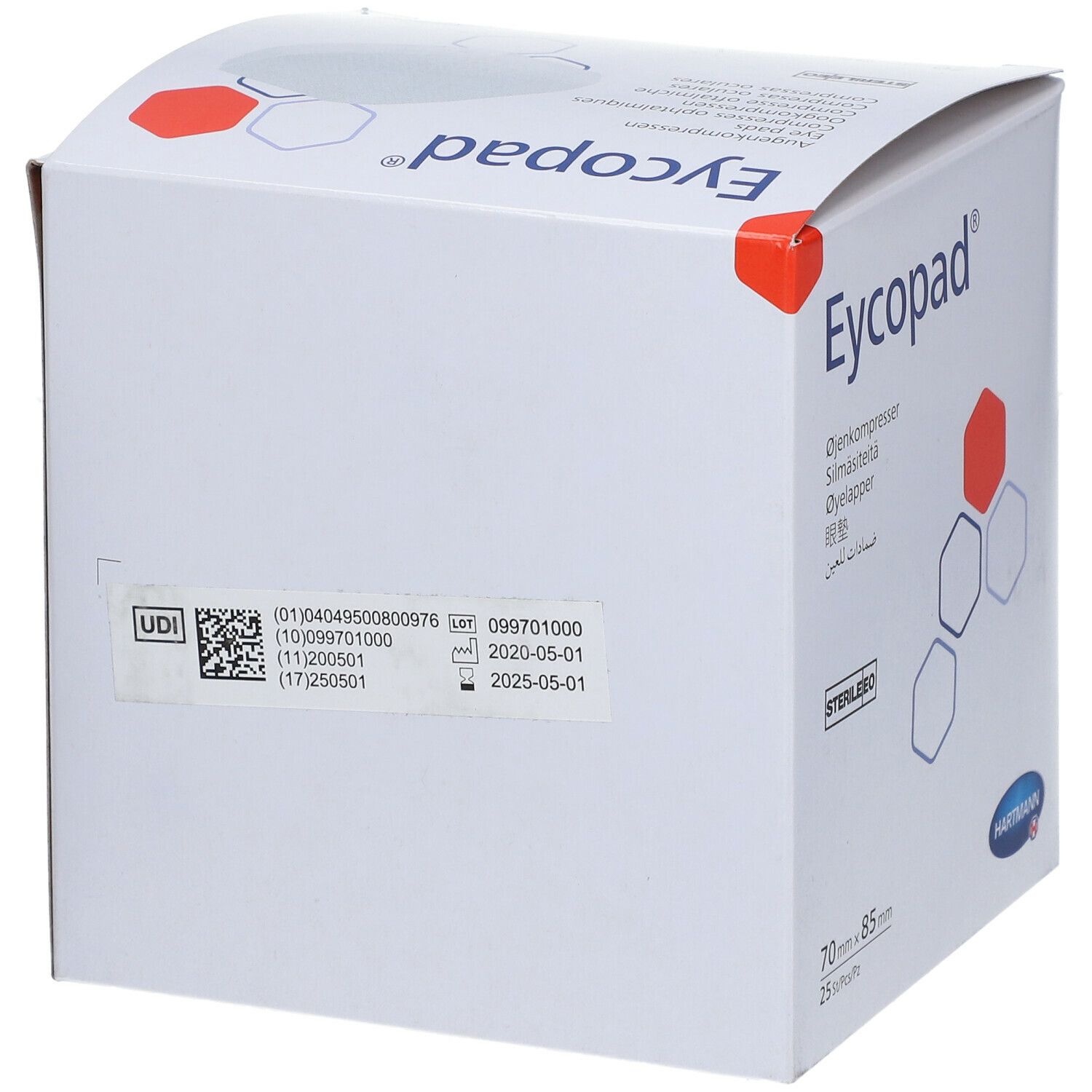 Hartmann Eycopad® Sterile 70 mm x 85 mm
