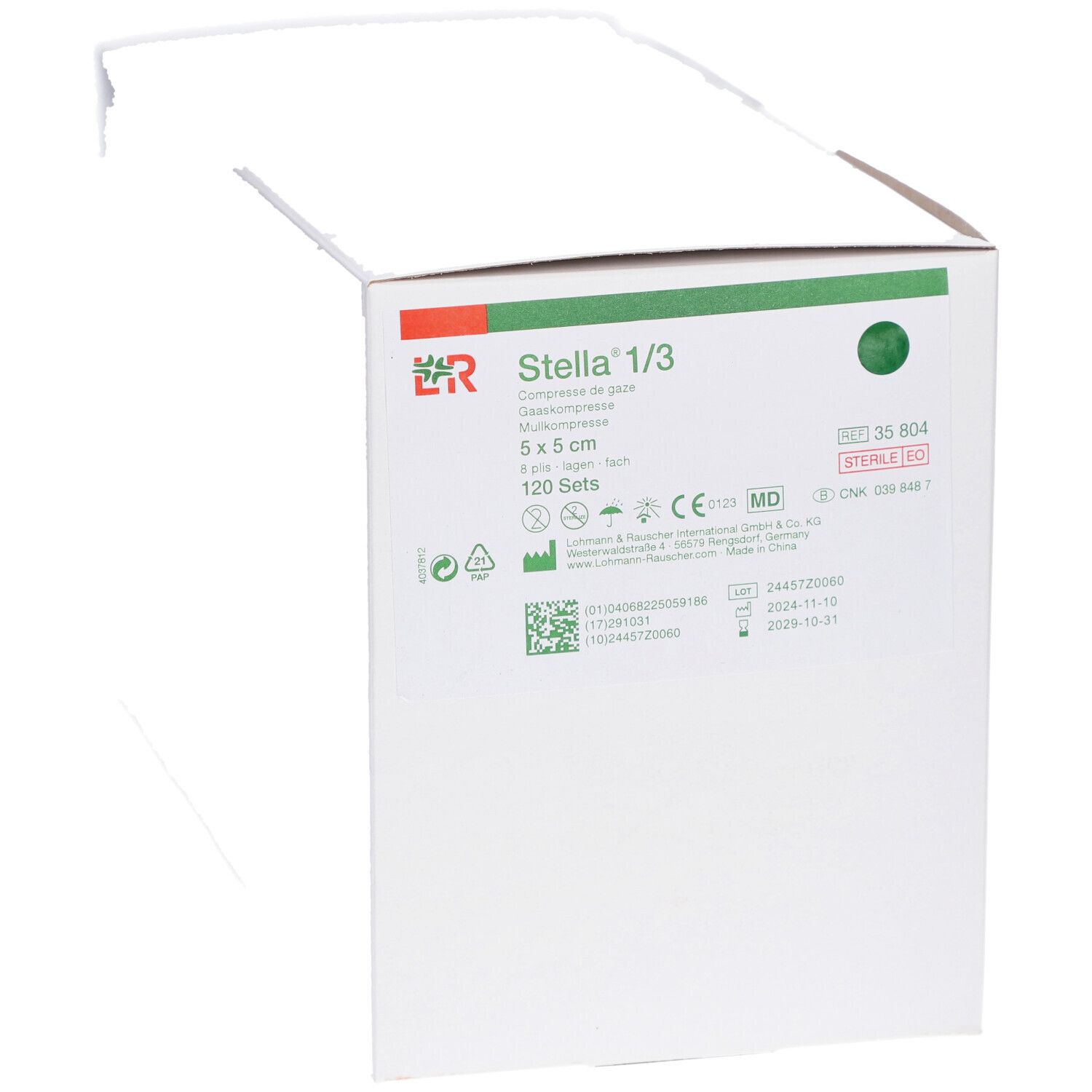 Stella Pansement Stérile 1/3 5X 5cm