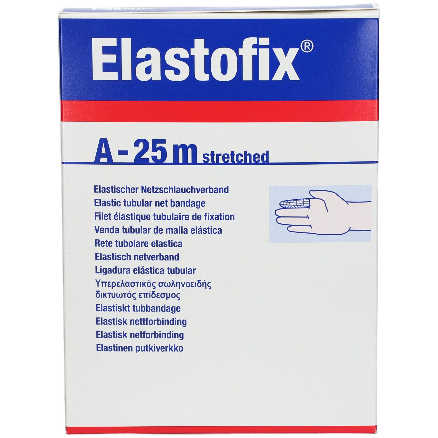 Elastofix Netverband Buisvormig Uitgerokken 25m A