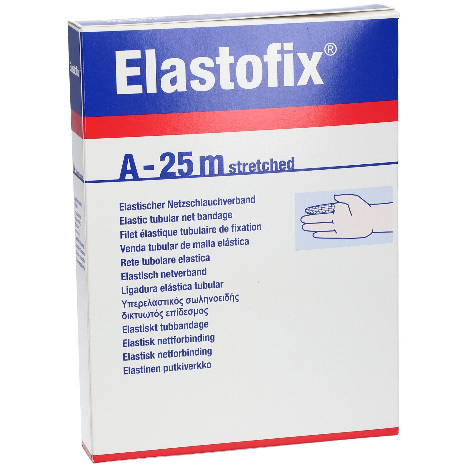 Elastofix Netverband Buisvormig Uitgerokken 25m A