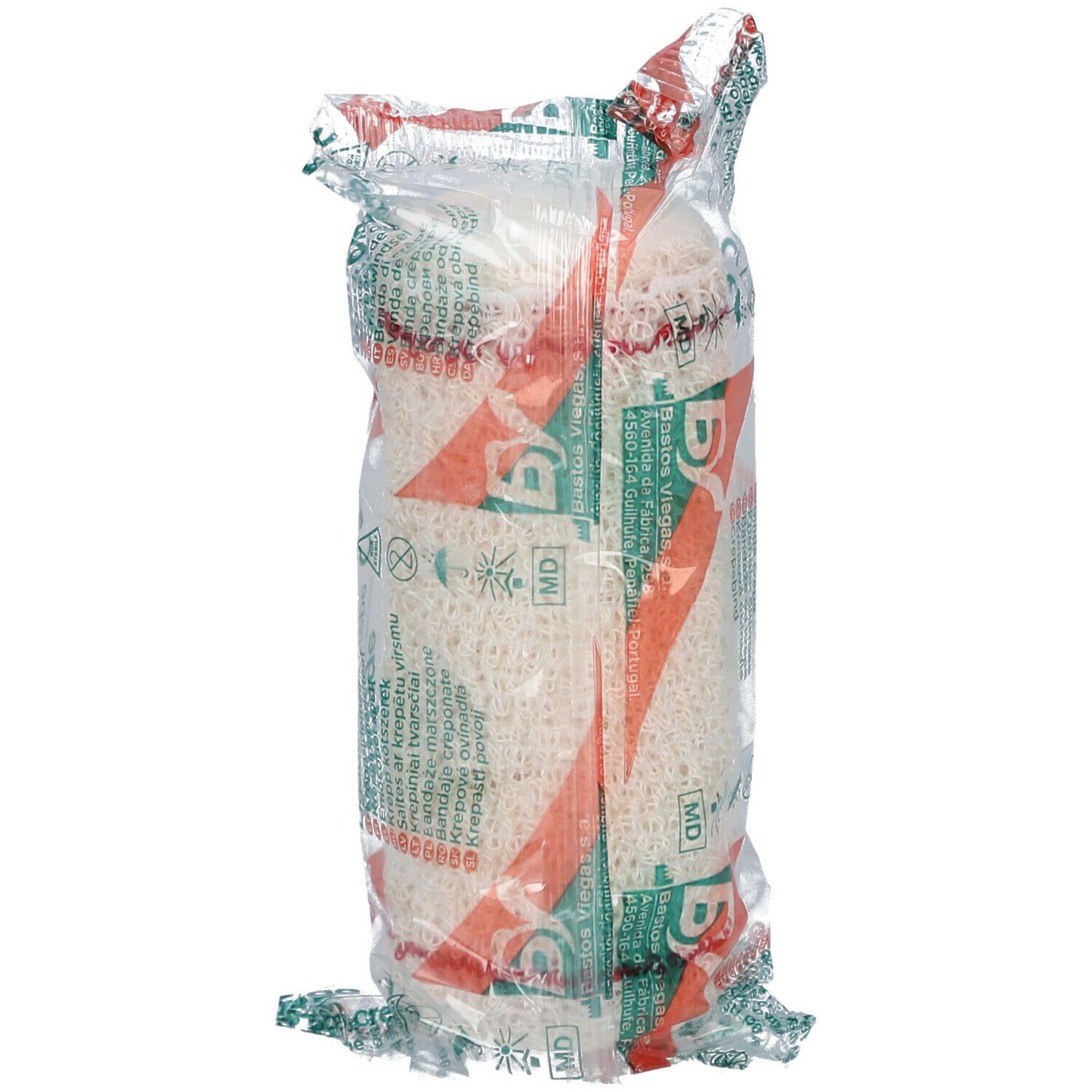 Zeno Bandage De Crêpe 418 10Cmx4M + Filet Rouge