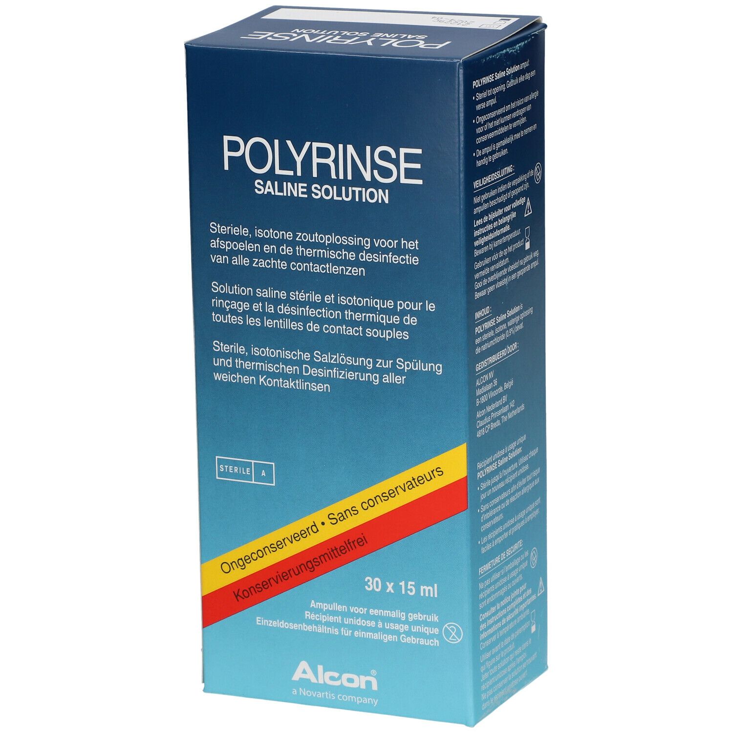 Saline 15 ml ampullen