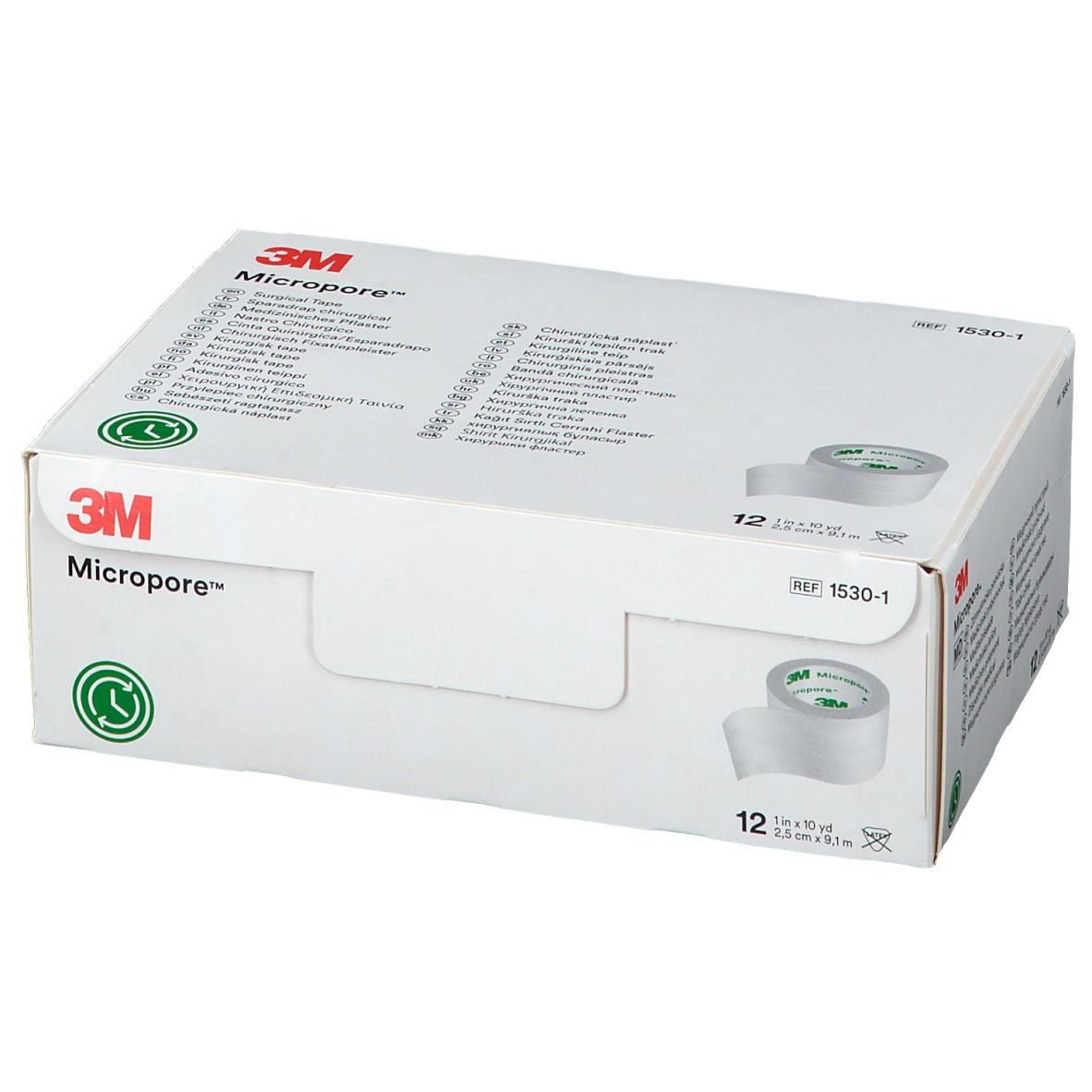 3M Micropore Sparadrap Chirurgical 2,5cm x 9,14m 1530-1