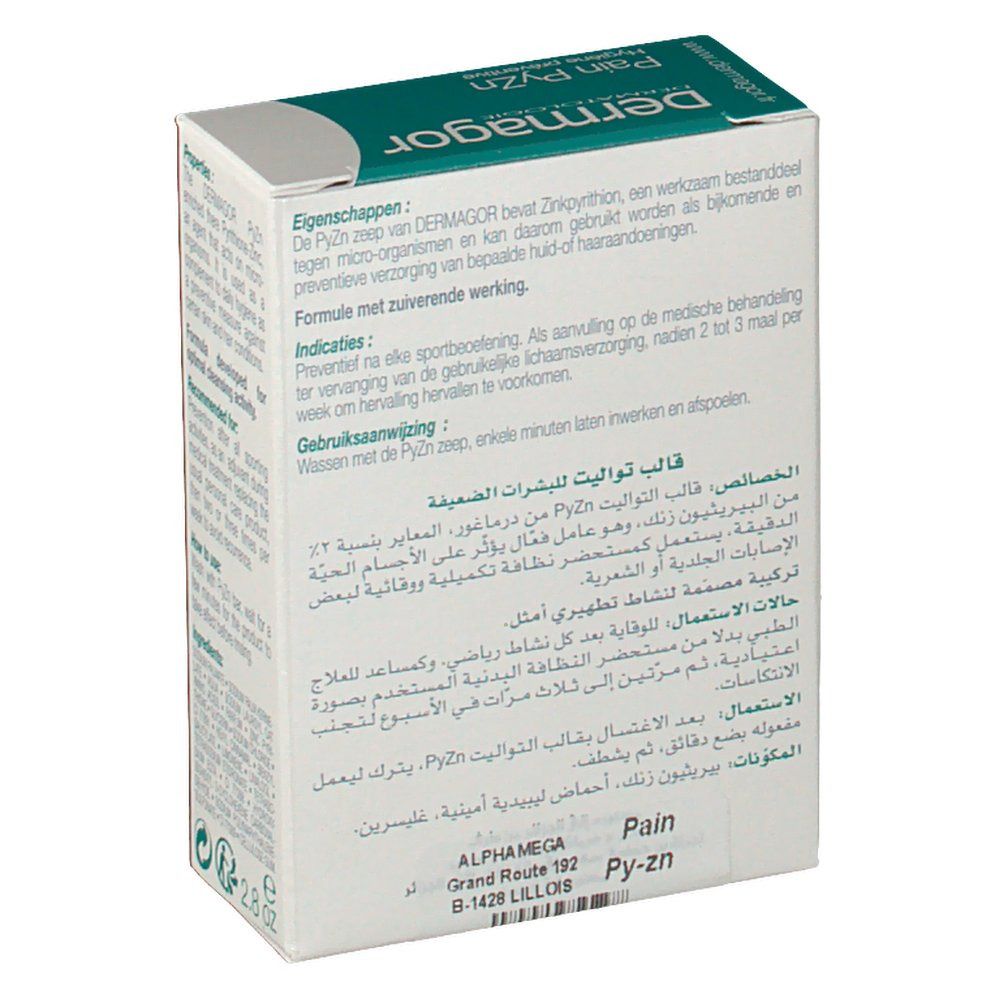 Dermagor Derm ZN-Pyrithion 2% Sans Savon